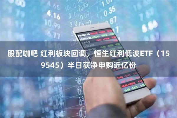 股配咖吧 红利板块回调，恒生红利低波ETF（159545）半日获净申购近亿份